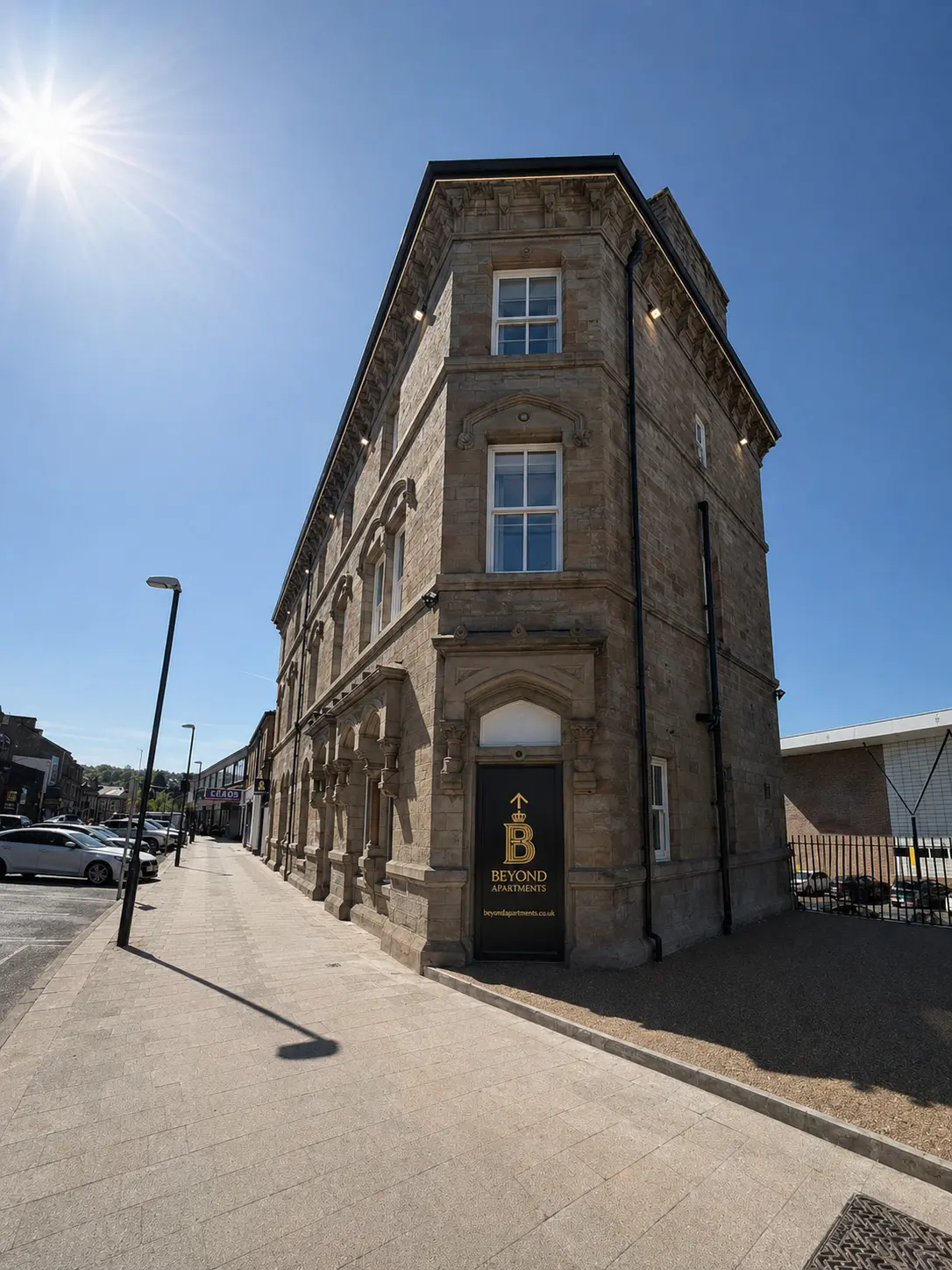 Beyond Hotel Apartments — Grade II listed Victorian building, Keirby Walk, Burnley