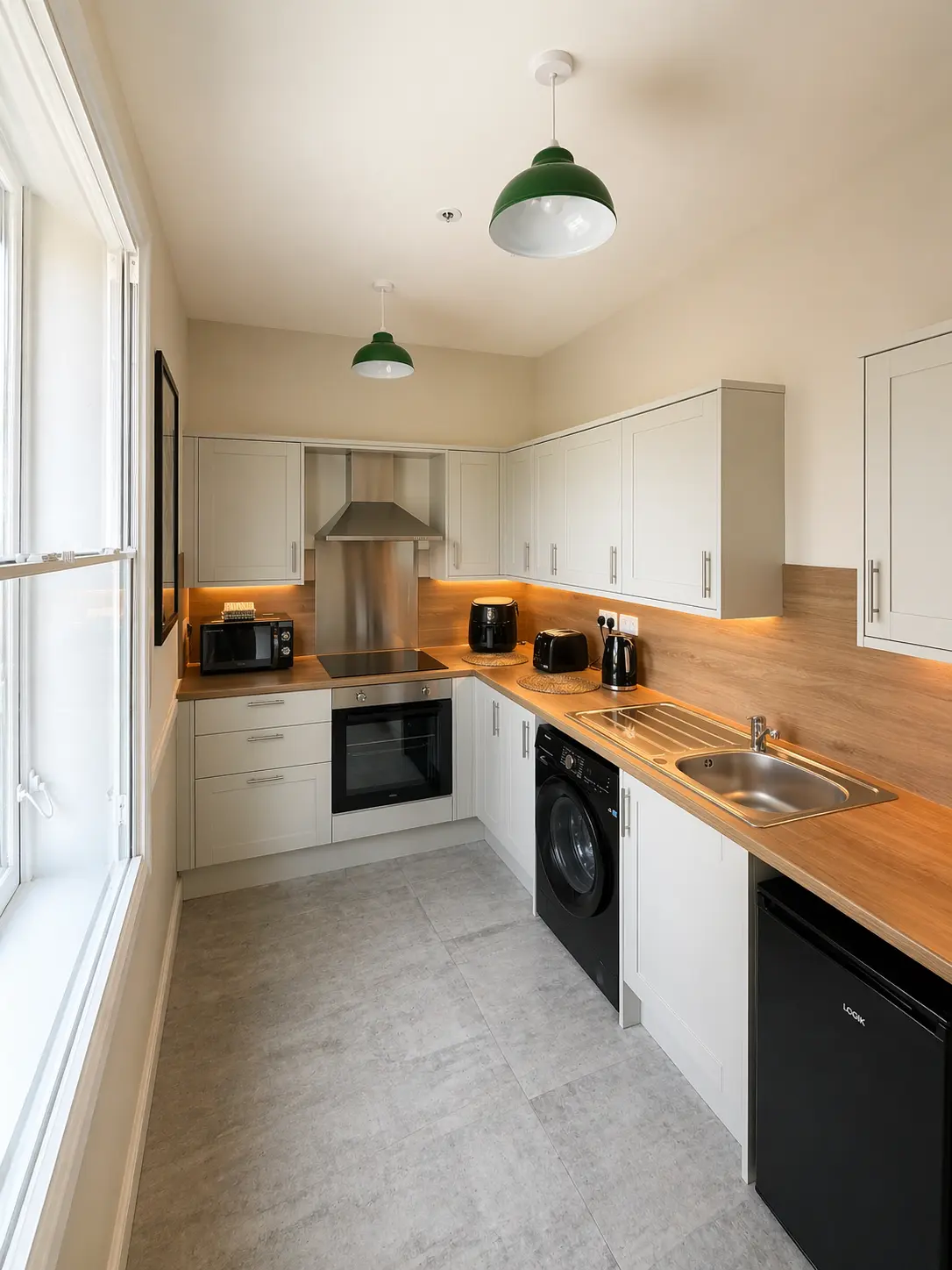 Self-catering apartment kitchen